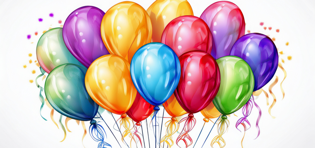 Bunch of colour ballons